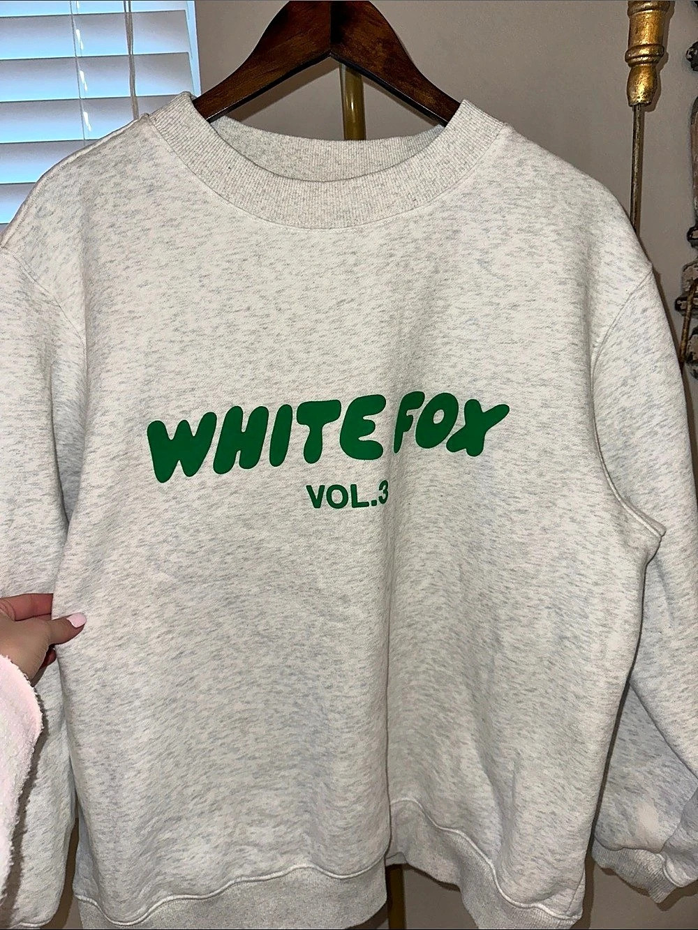 White Fox Vol. 3 Gray Sweatshirt